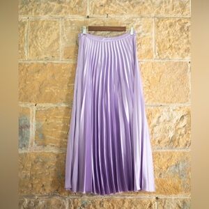 ASOS purple pleated skirt - size 6